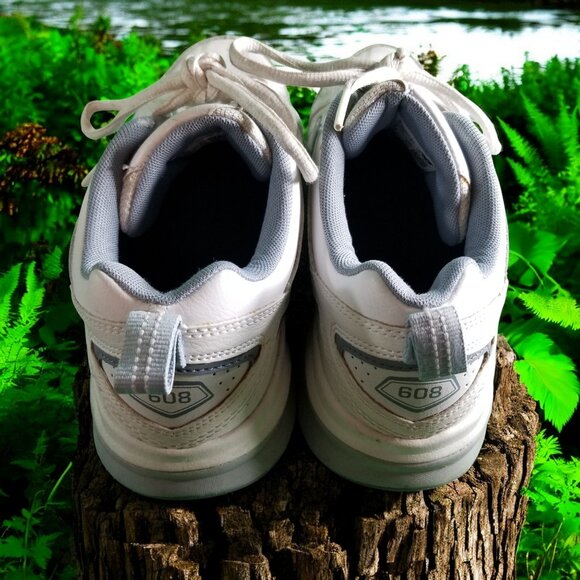 New Balance 608 V5 Women's Size 8 White Athletic Training Walking Shoes 11702 - Picture 5 of 8